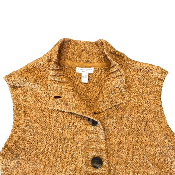Charter Club Sleeveless Cardigan - Picture 3 of 6